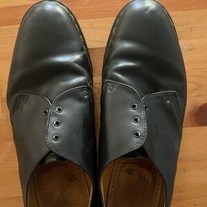Dr. Martens Black Leather Oxford Shoes
